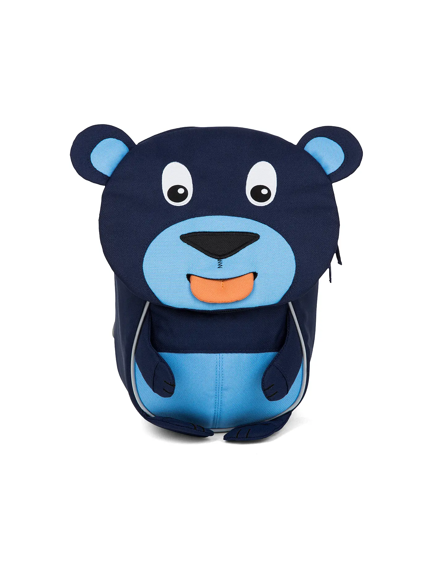 AFFENZAHN | Kinder Rucksack Kleine Freunde - Finn Frosch | dunkelblau